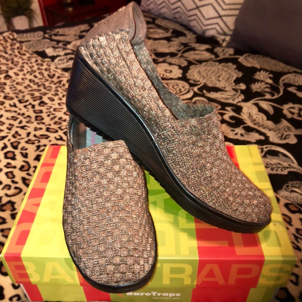 Bronze Baretraps Wedges